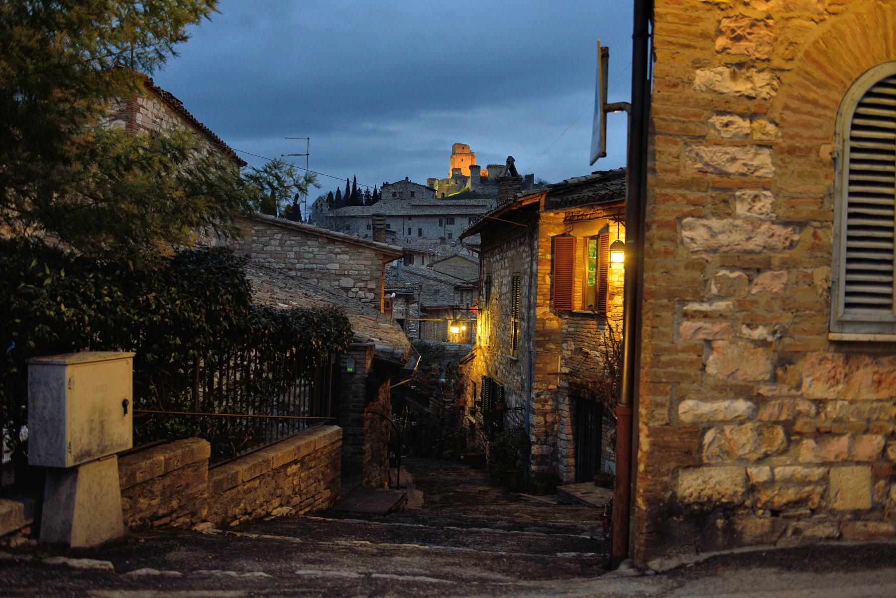 Un vicolo di Assisi