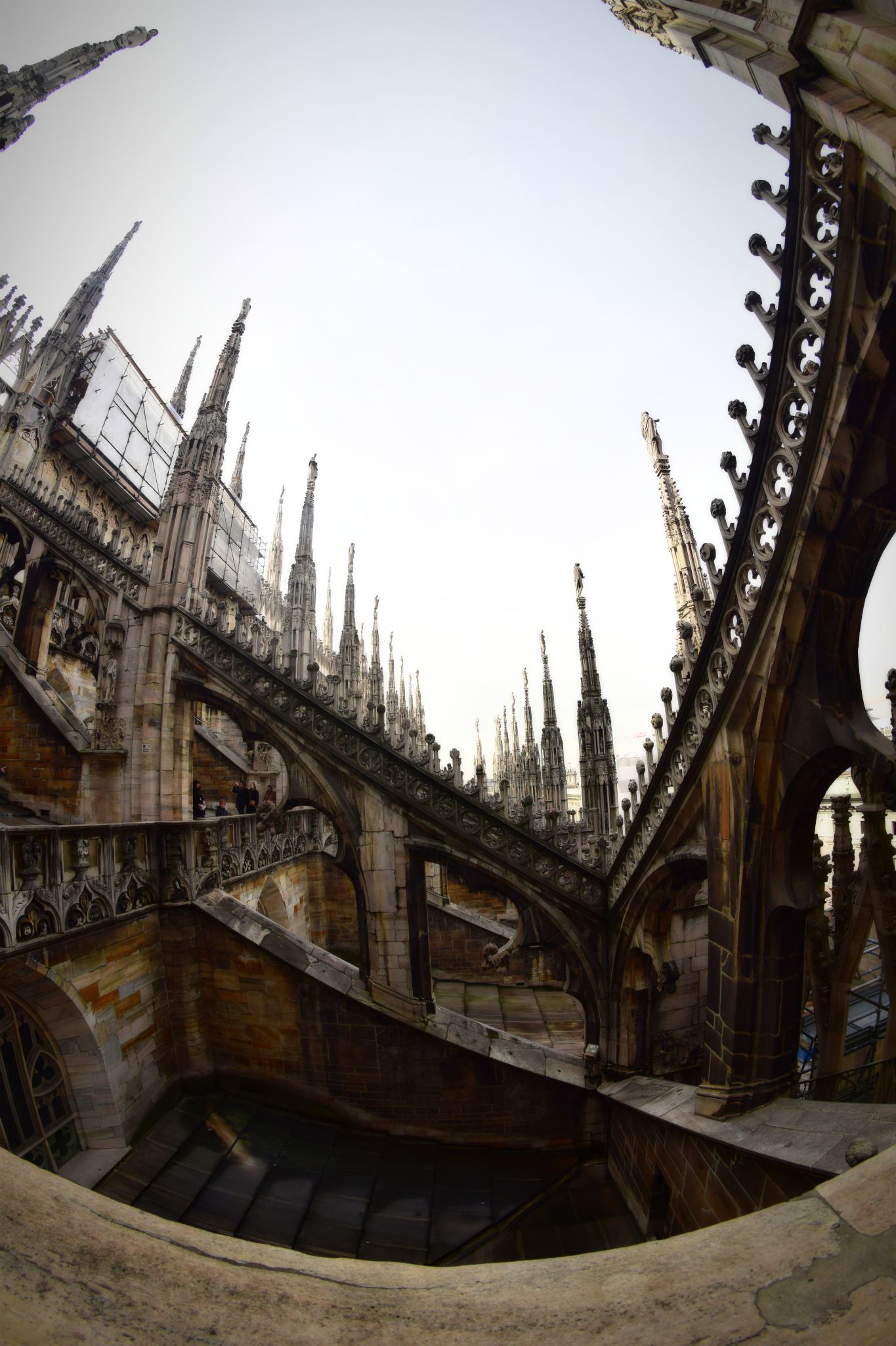 the spiers of the cathedral