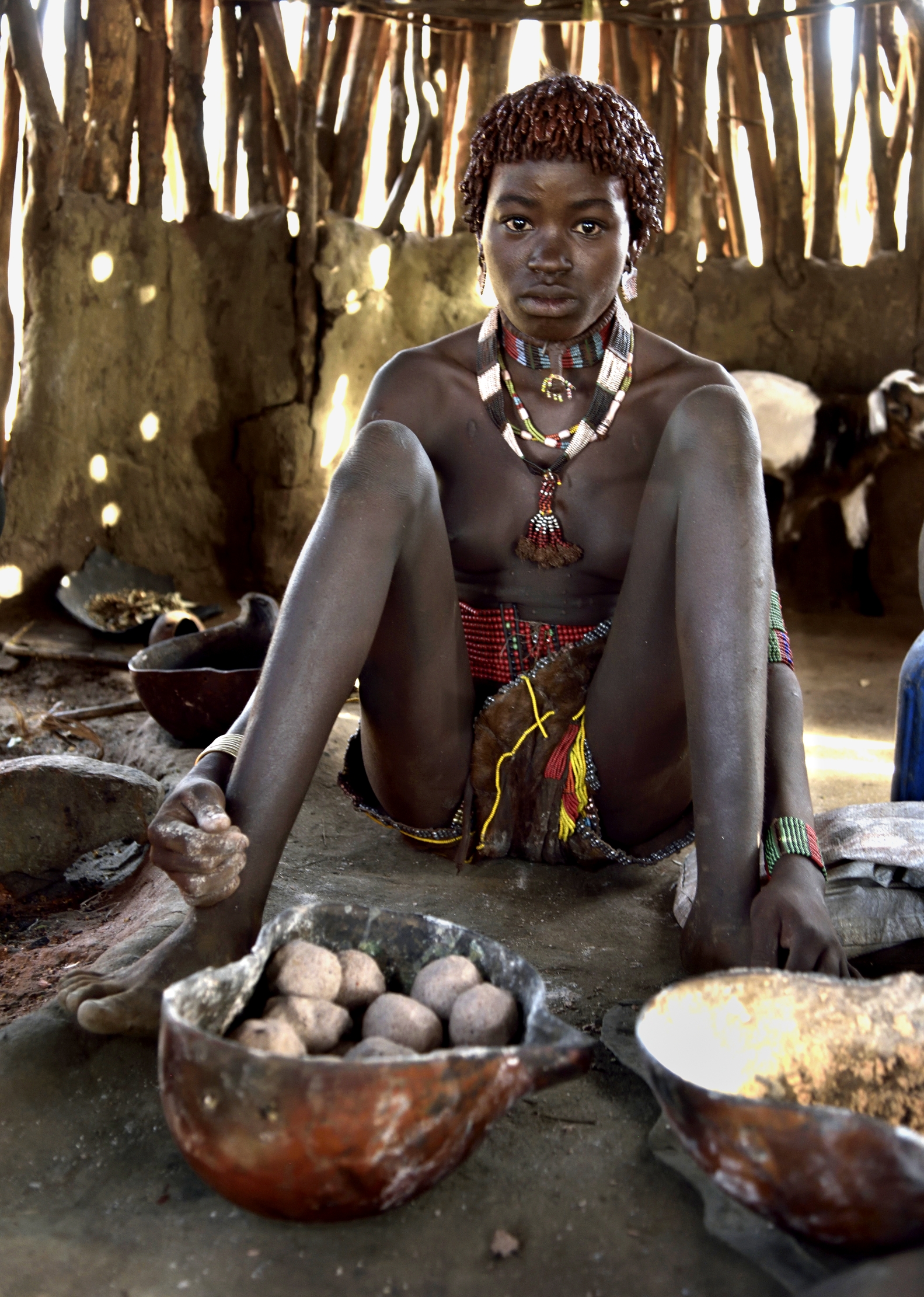 Etiopia 2015 - Ragazza Hamer