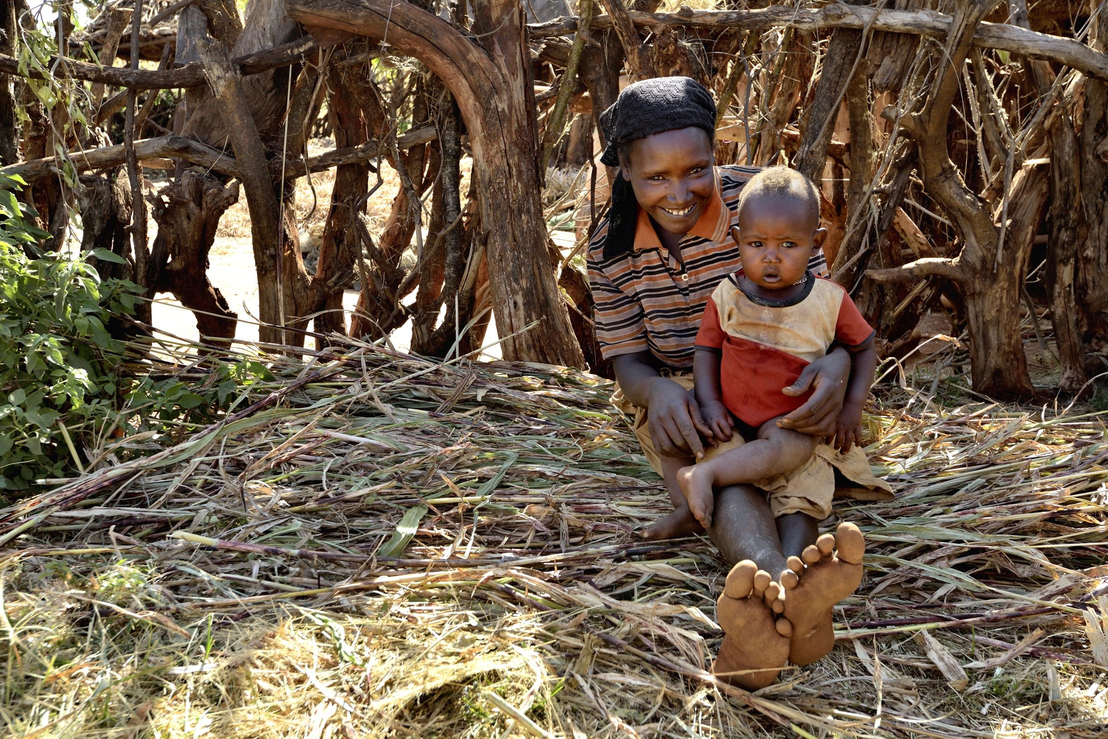 Etiopia 2015 - Madre e bambino Konso
