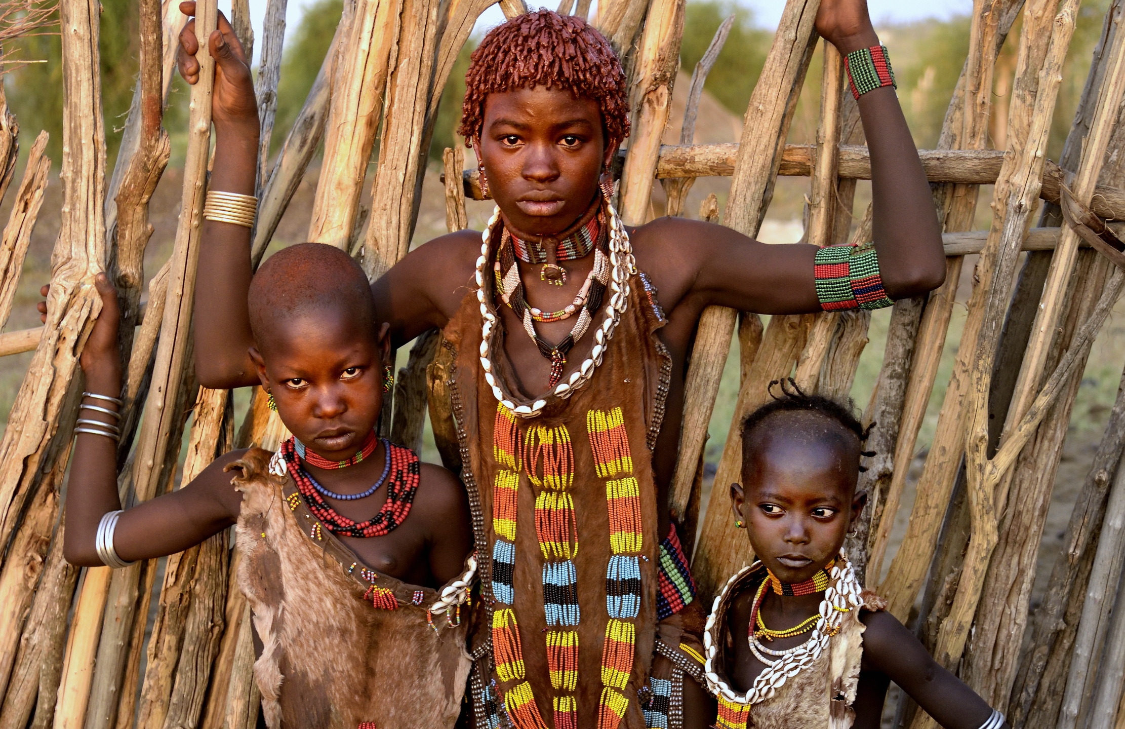 Etiopia 2015 - Ragazze Hamer