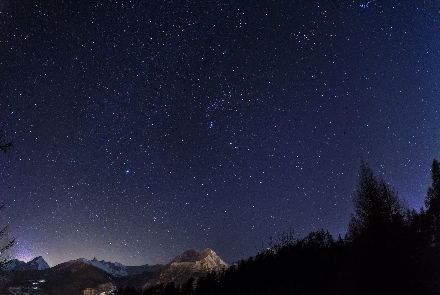 First attempt to photograph the Milky Way ...