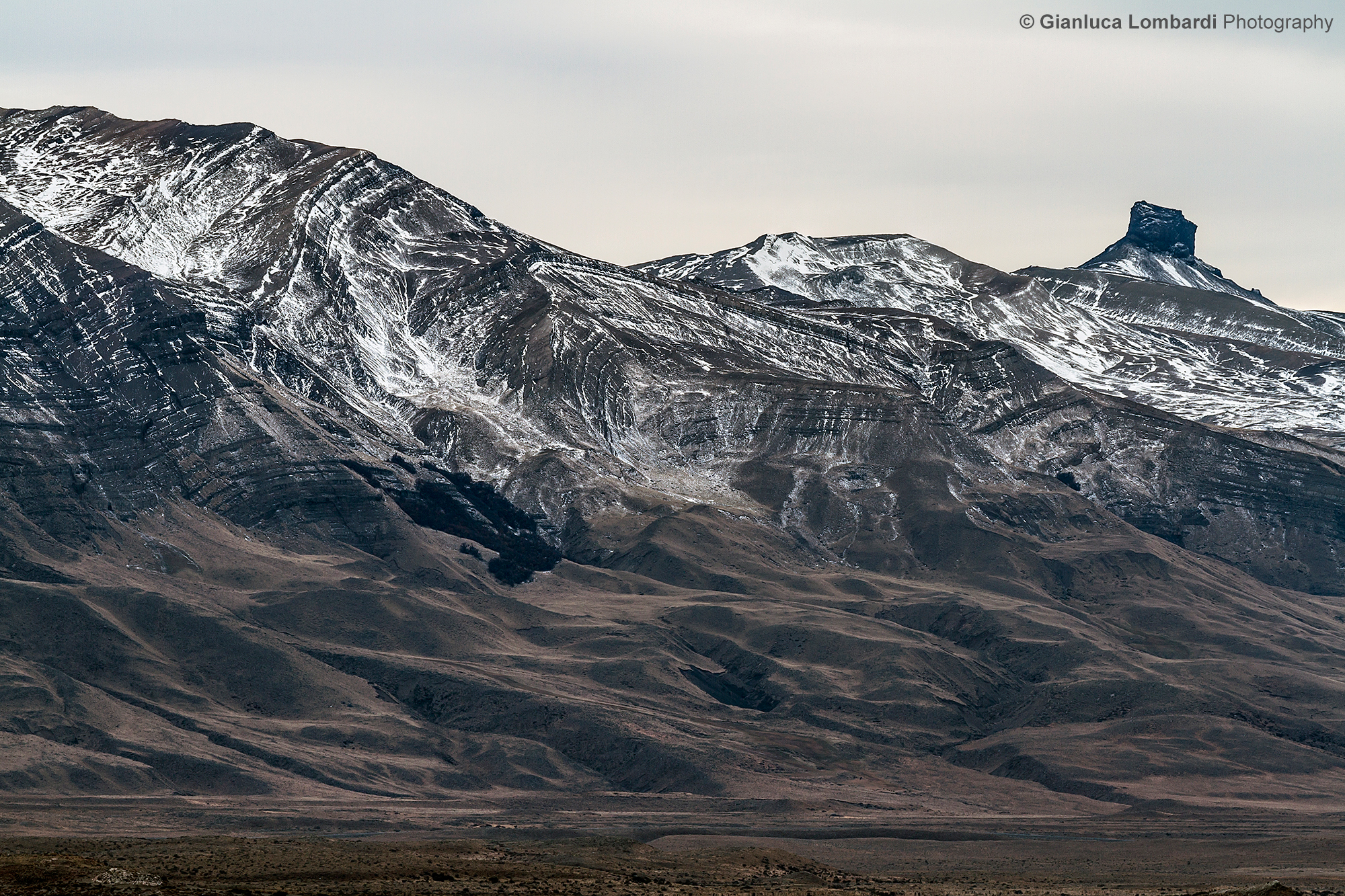 The footprint of the glacier
