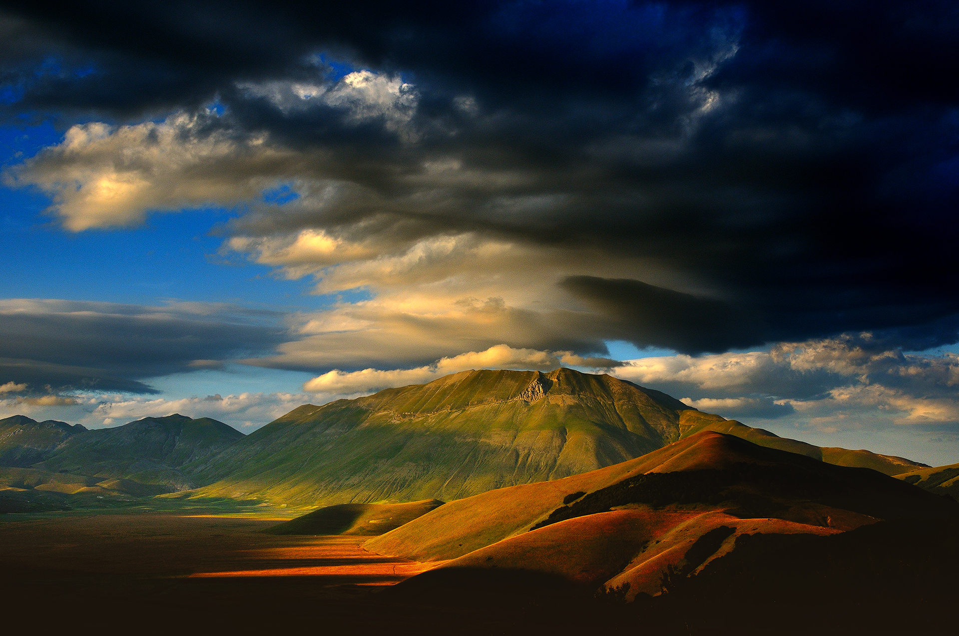 tramonto sul Mote Vettore