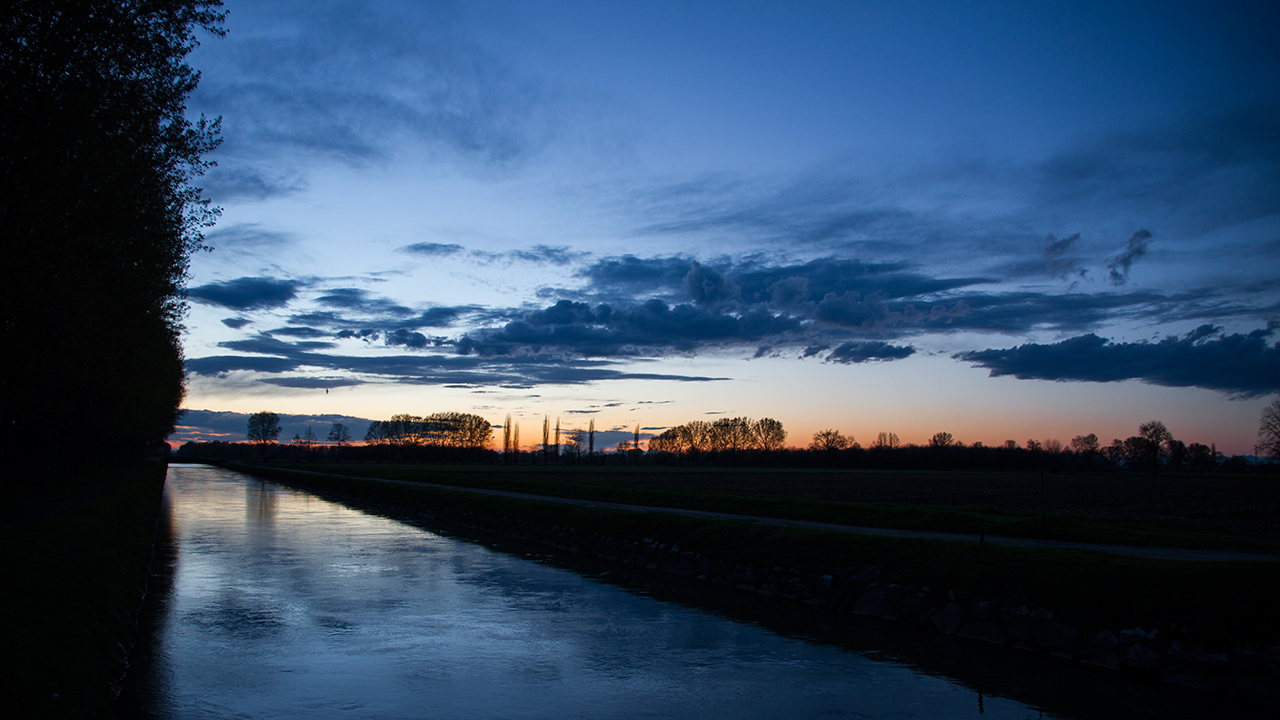 Sunset on Channel Vacchelli