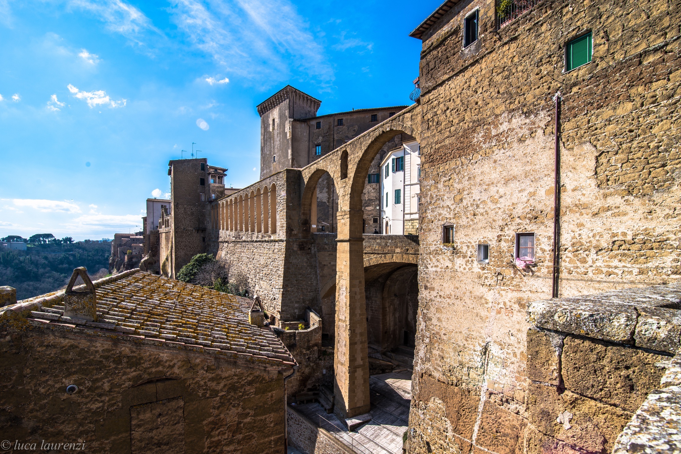 The walls of Pitigliano