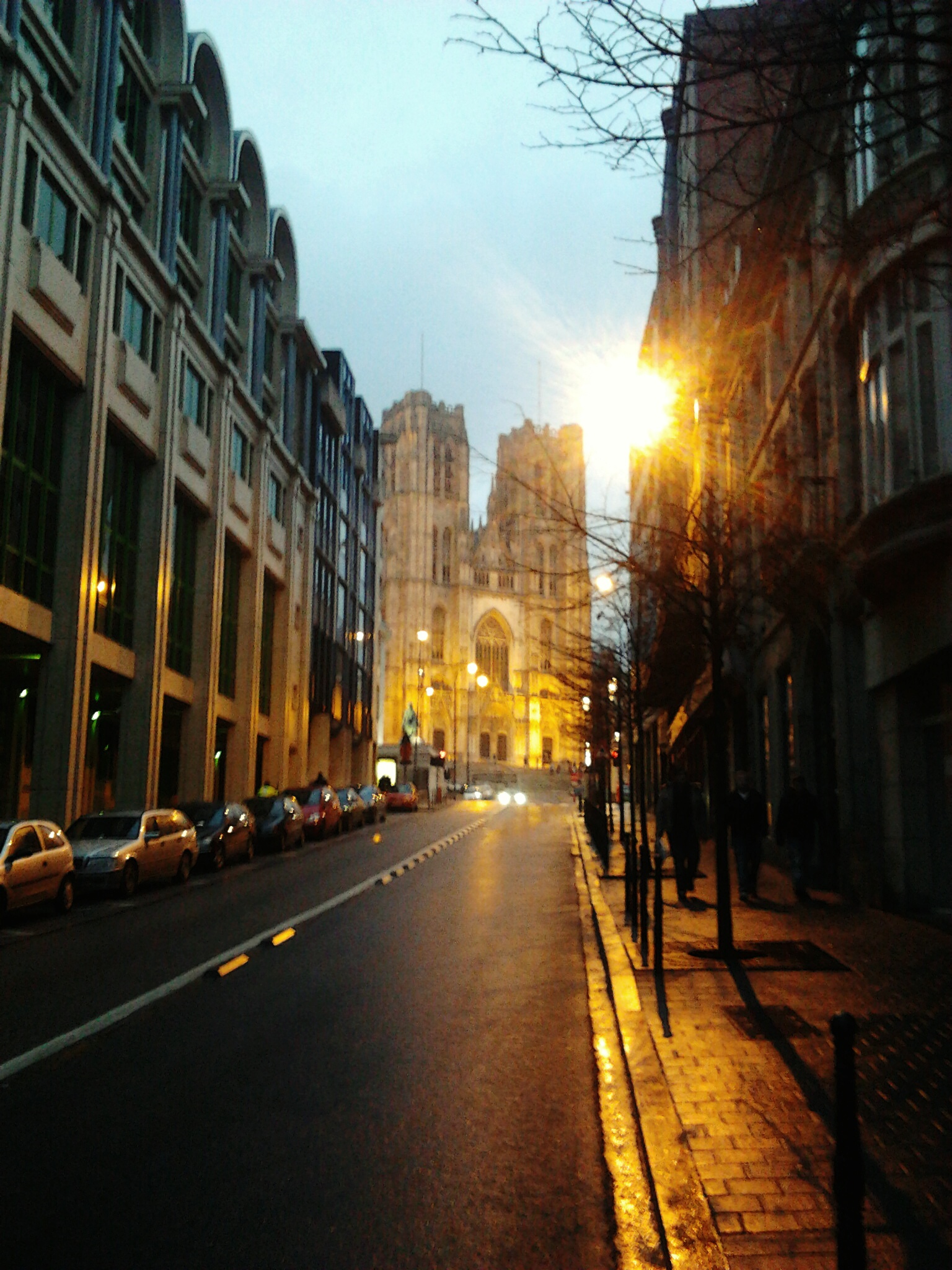 San Michele at sunset (brussels)
