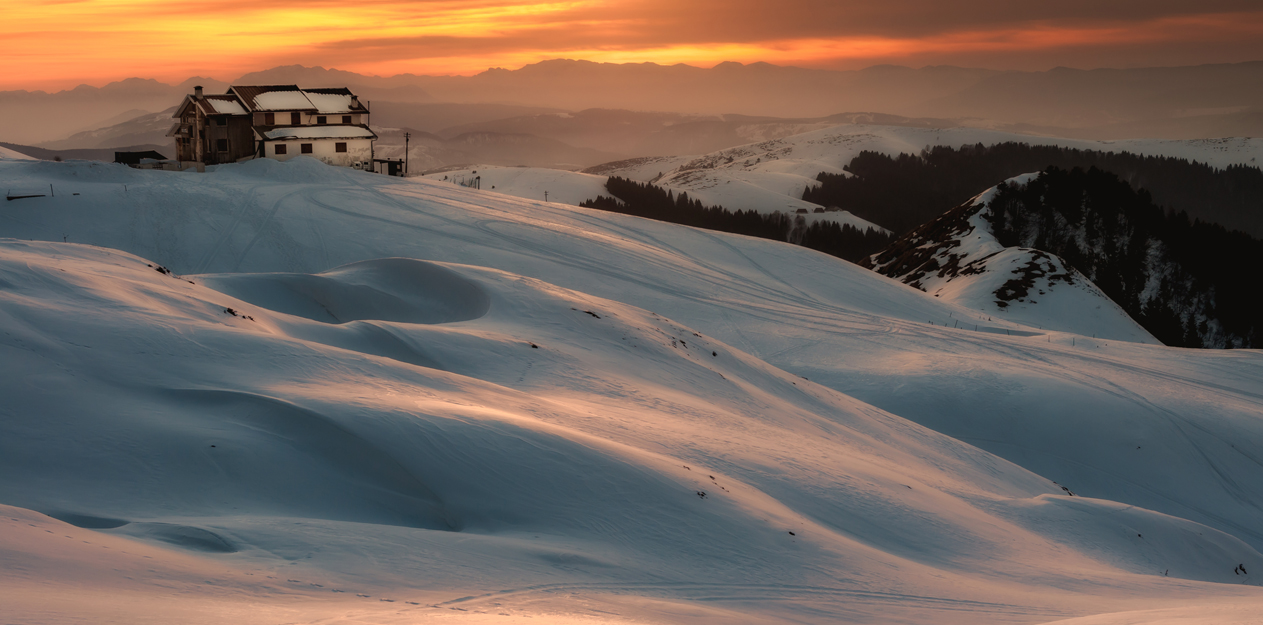 Last light on grappa