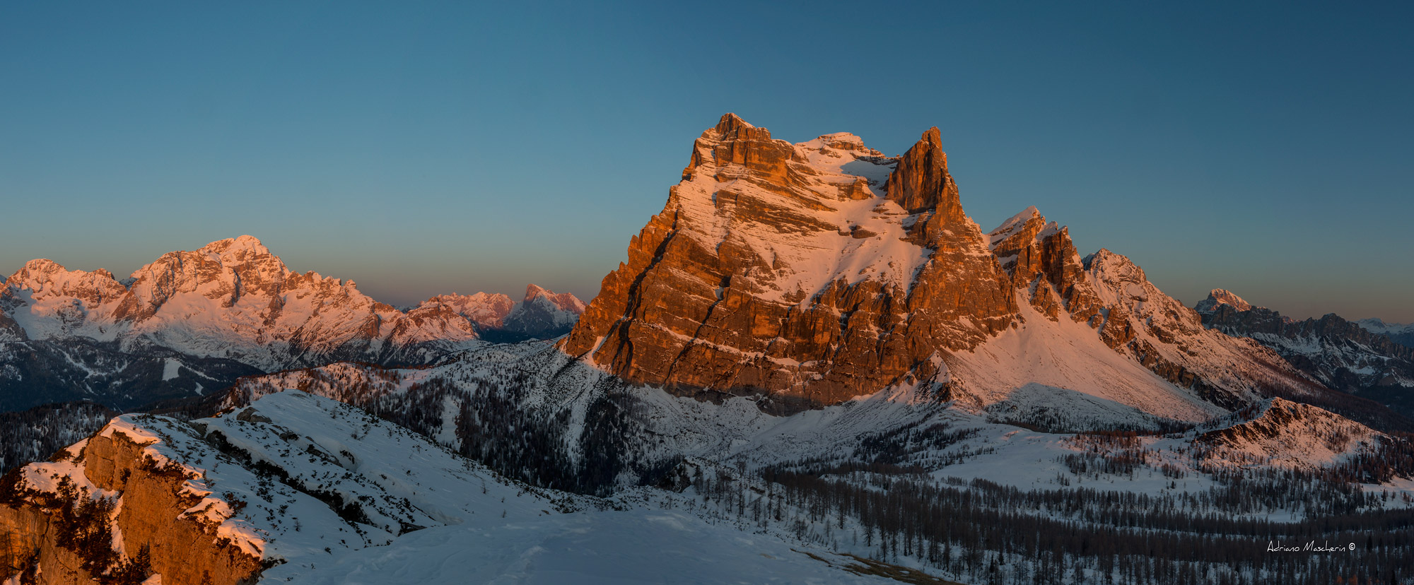 Prime luci sul Pelmo