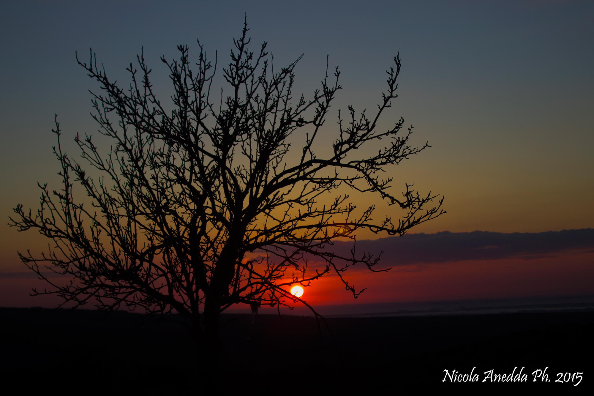 Tramonto dal Monte Arci