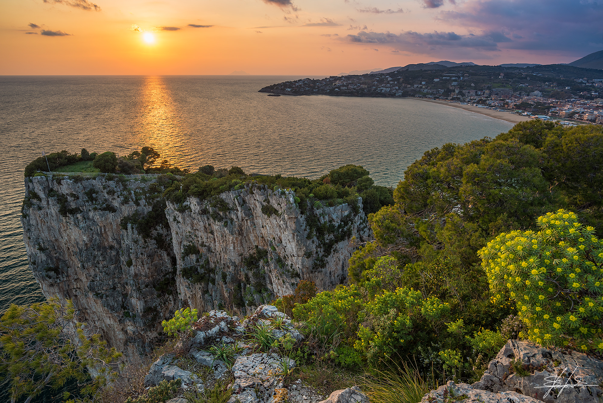 Tramonto da Monte Orlando