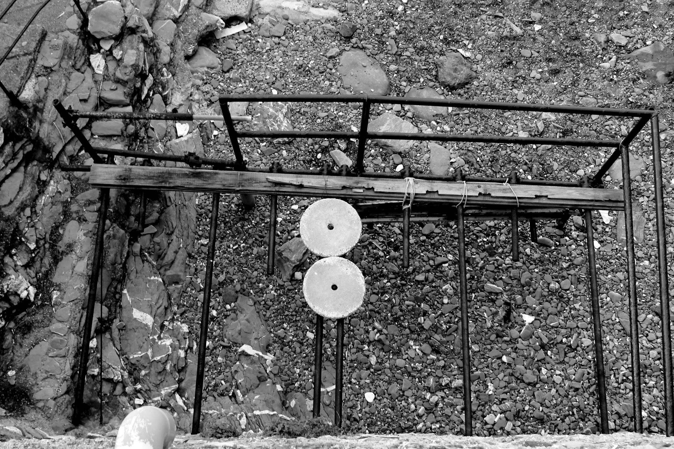 geometries on the beach