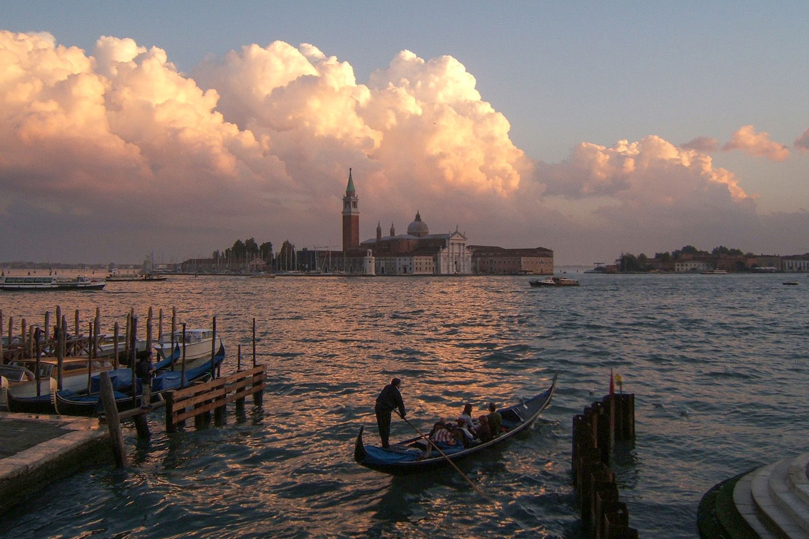 St. Mark's Basin at sunset