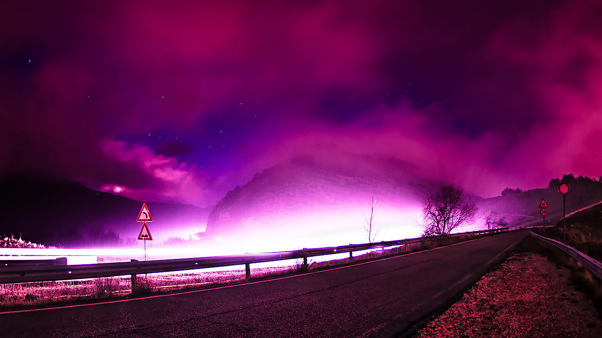 Light Painting from a vehicle