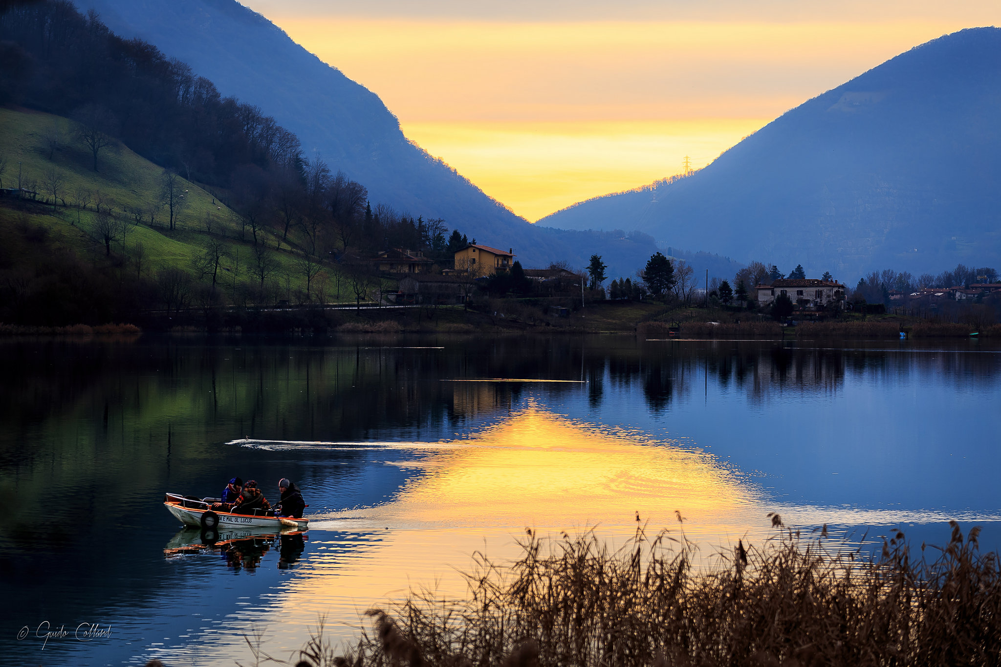 Sunset on Lake Endine