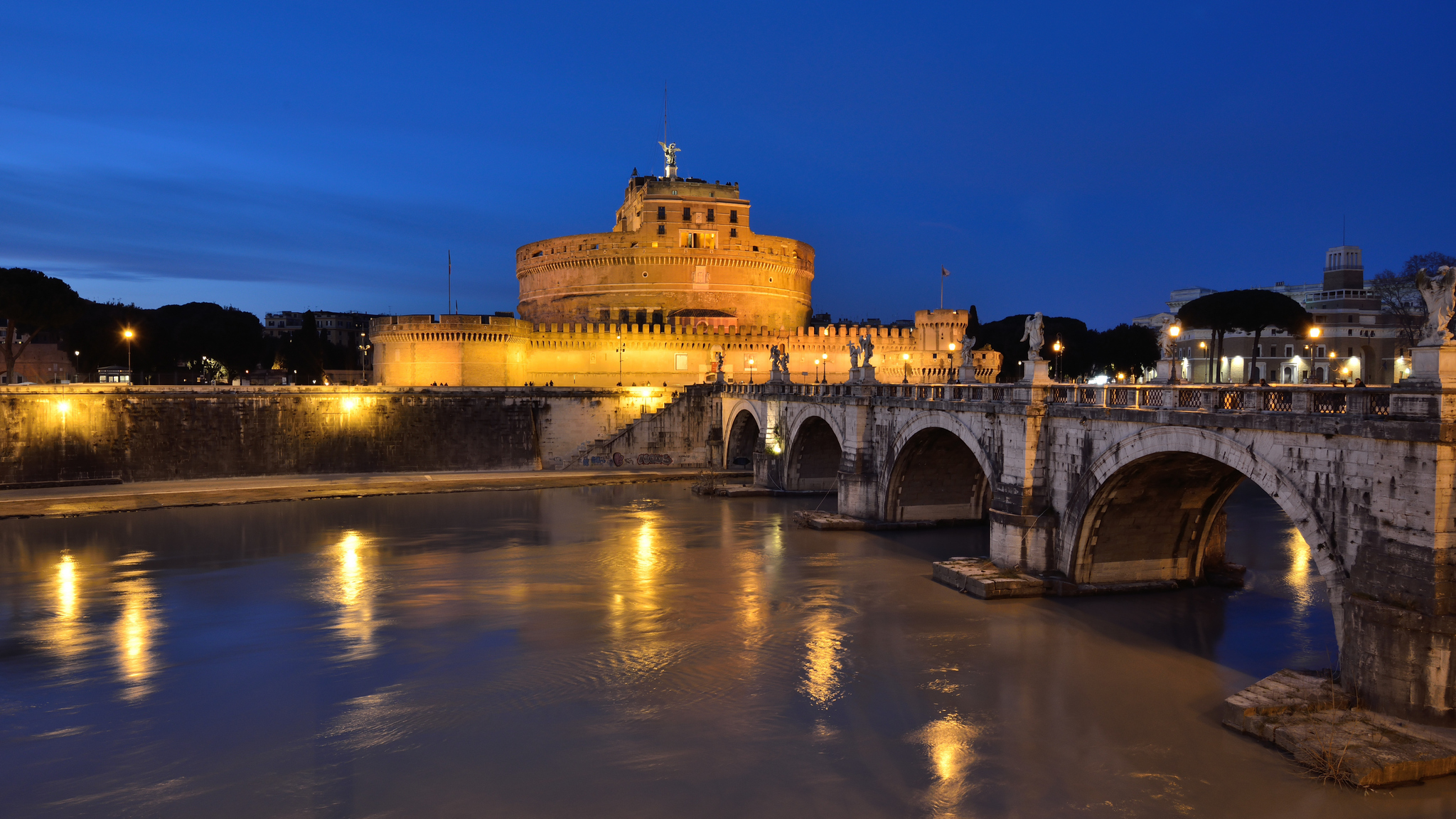 Castel S. Angelo with 16:35 f4