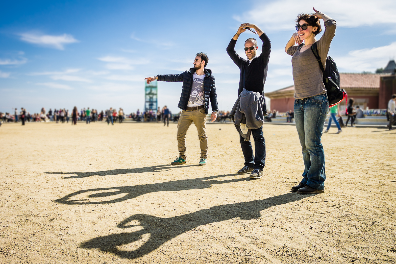 Playing Parc Guell