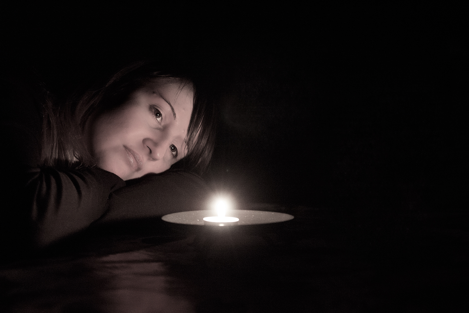 Thoughts candlelight