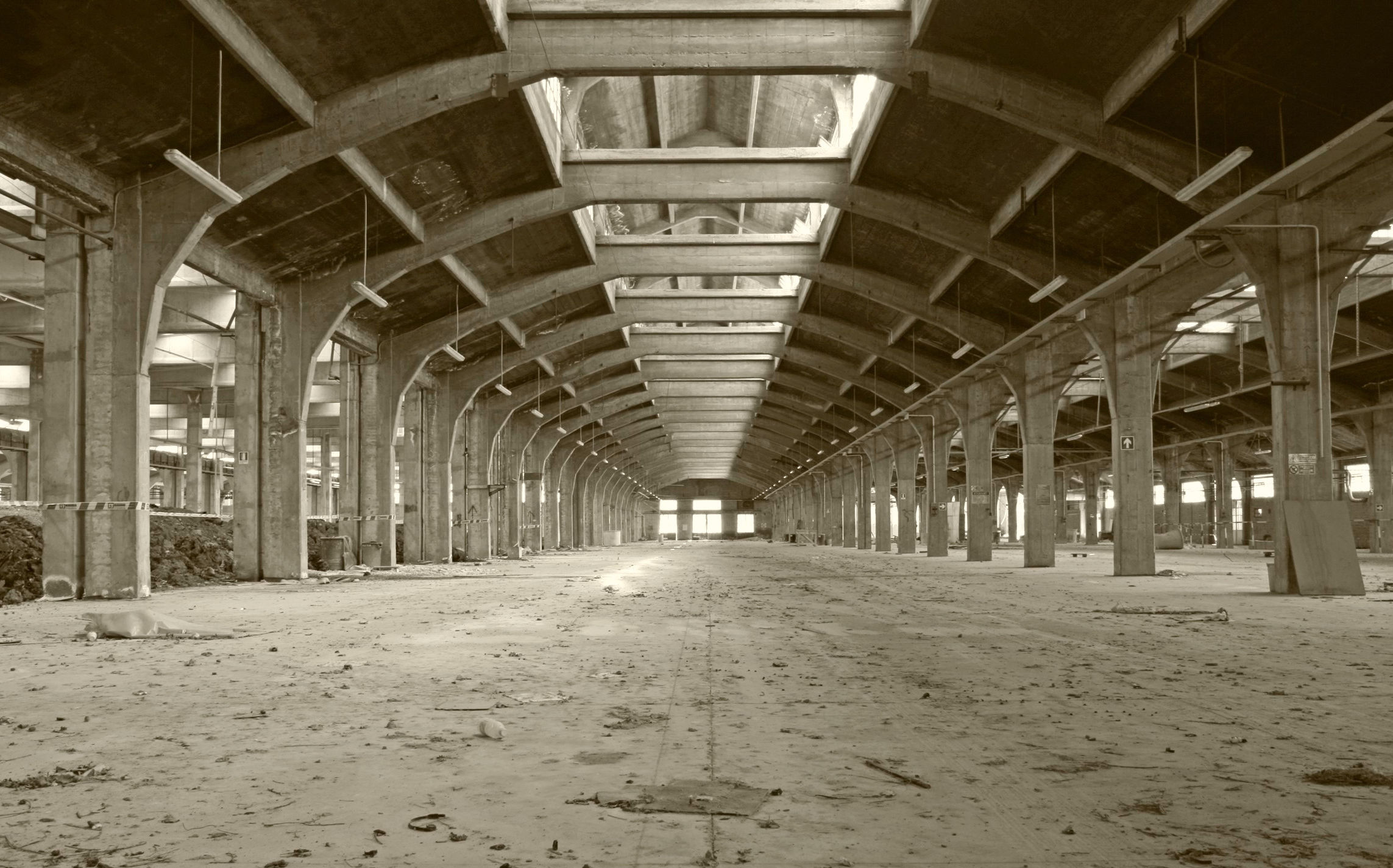 Ribs of industrial architecture