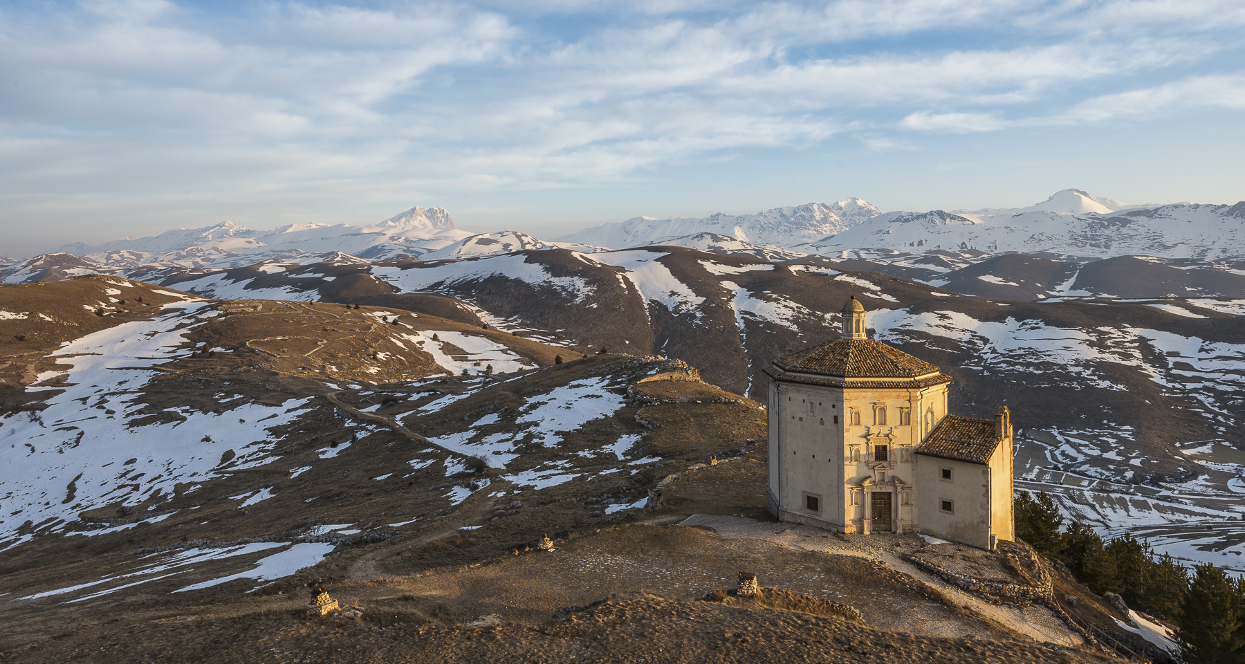 Uno sguardo verso il Gran Sasso