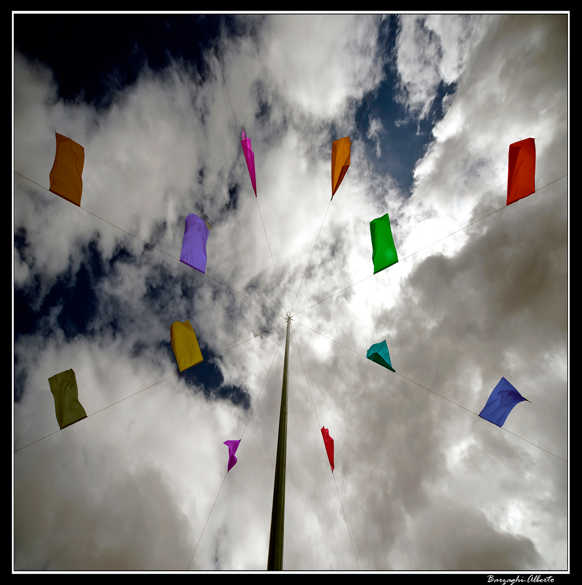 bandierine al vento