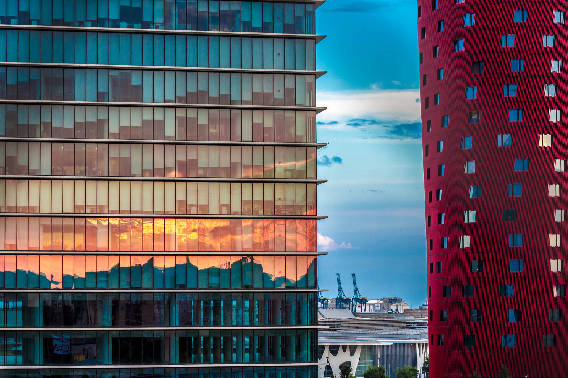 skyscrapers Barcelona