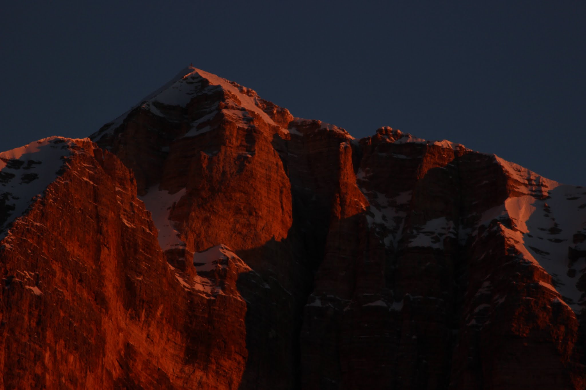 Tofana de Rozes all'alba