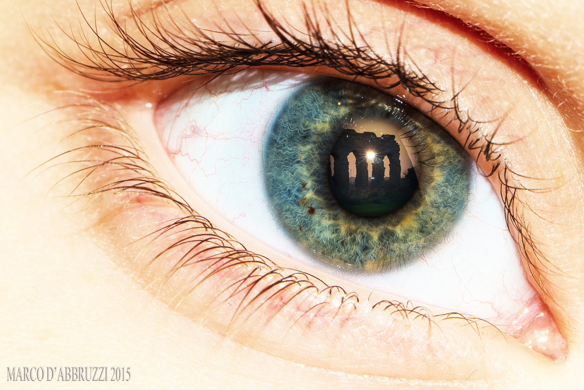 with the sunset in your eyes