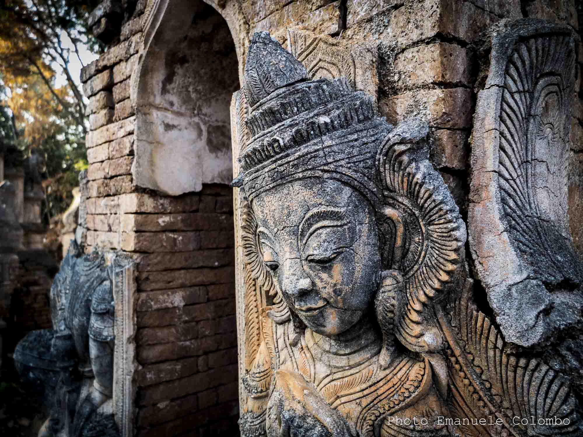 Abandoned ruins at the time - Inle Lake - Near Mandalay