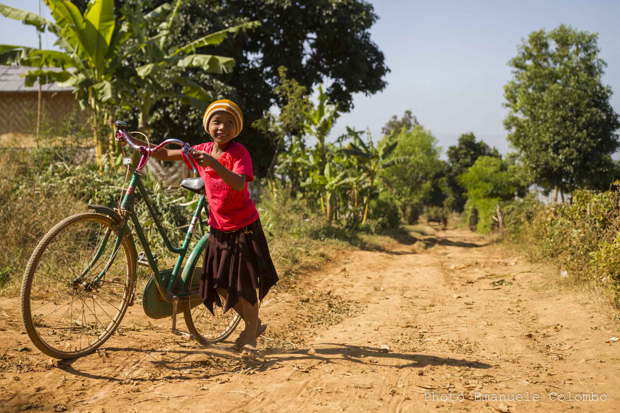 Girl of the mountains near Mandalay