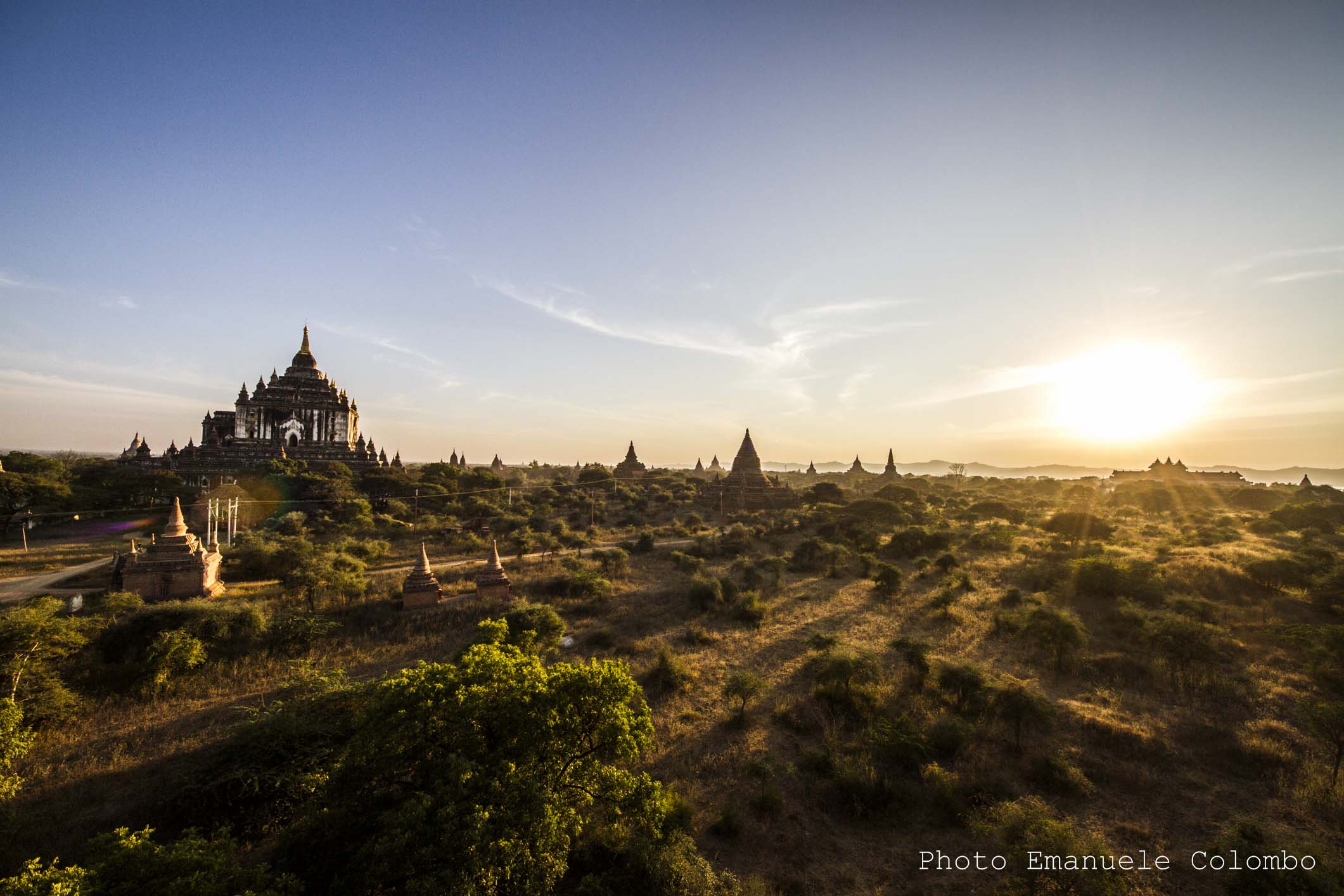 The sunset in Bagan!