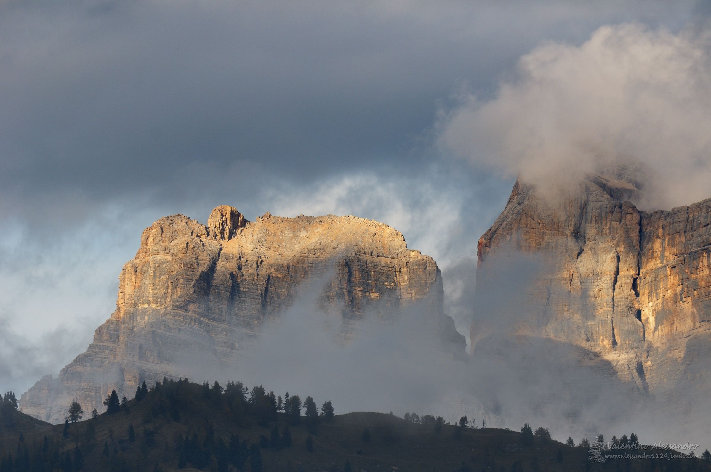 Clouds of Autumn on Pelmo