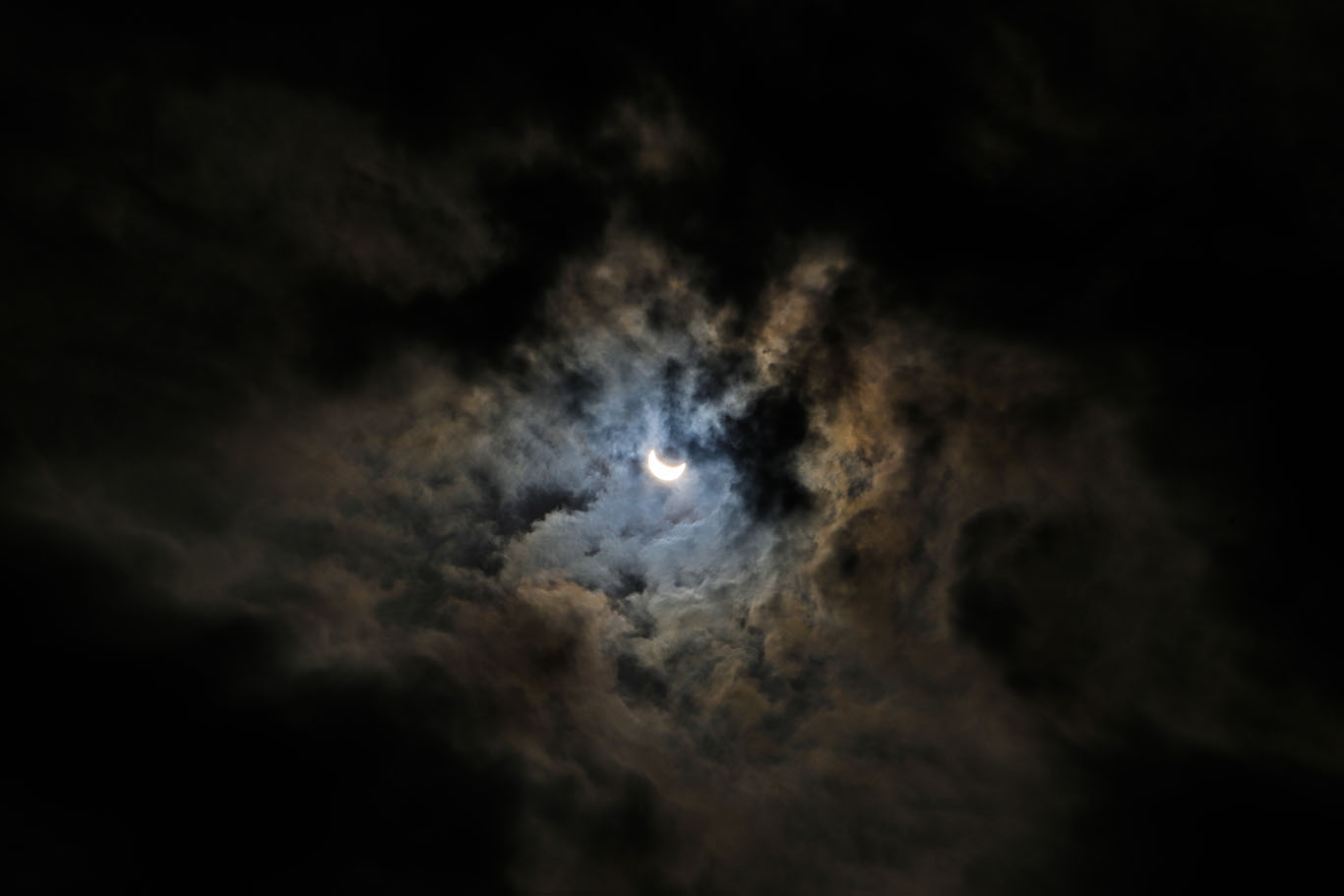 Eclipse at the end of the tunnel