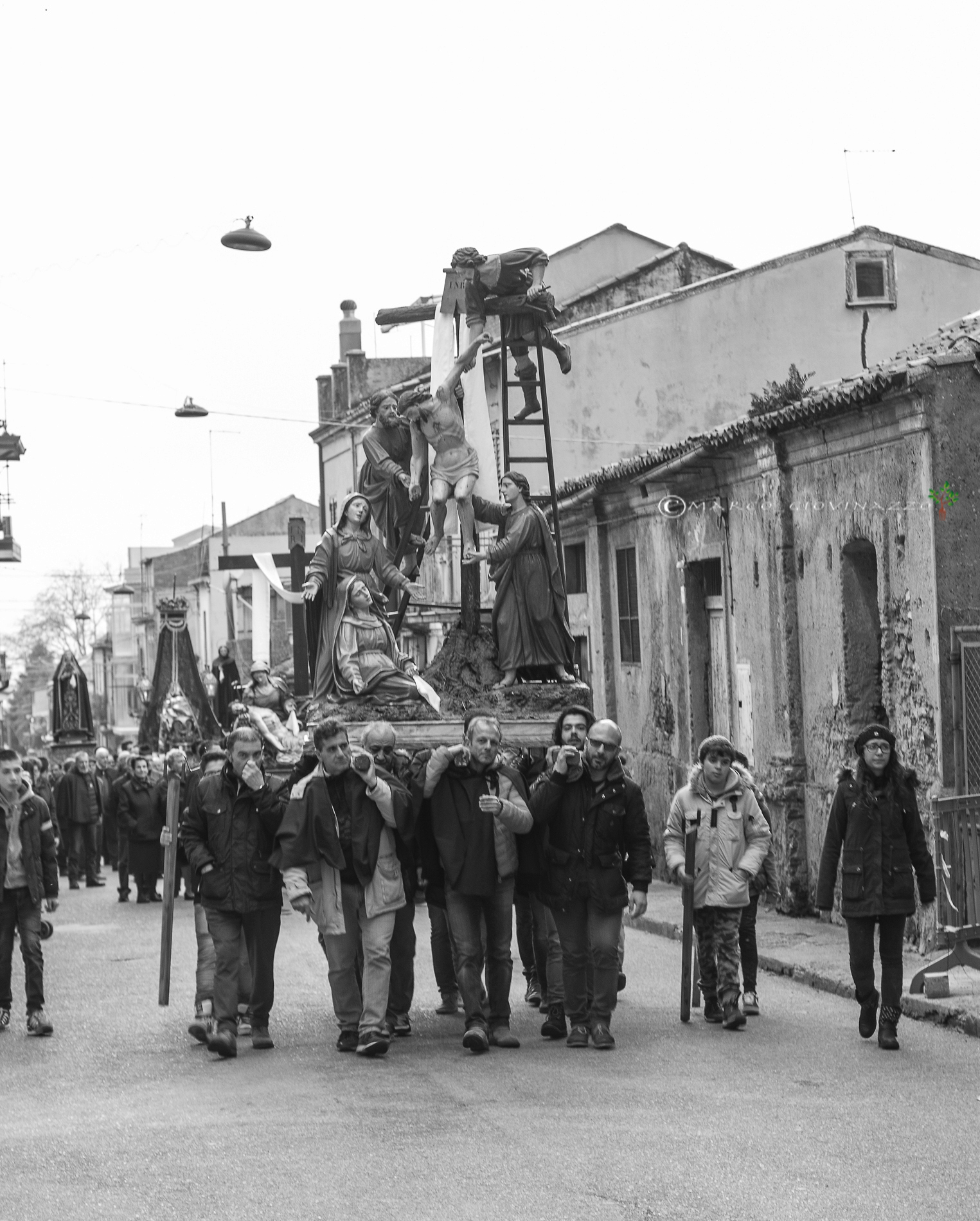 procession of the mysteries, "to schiovata"