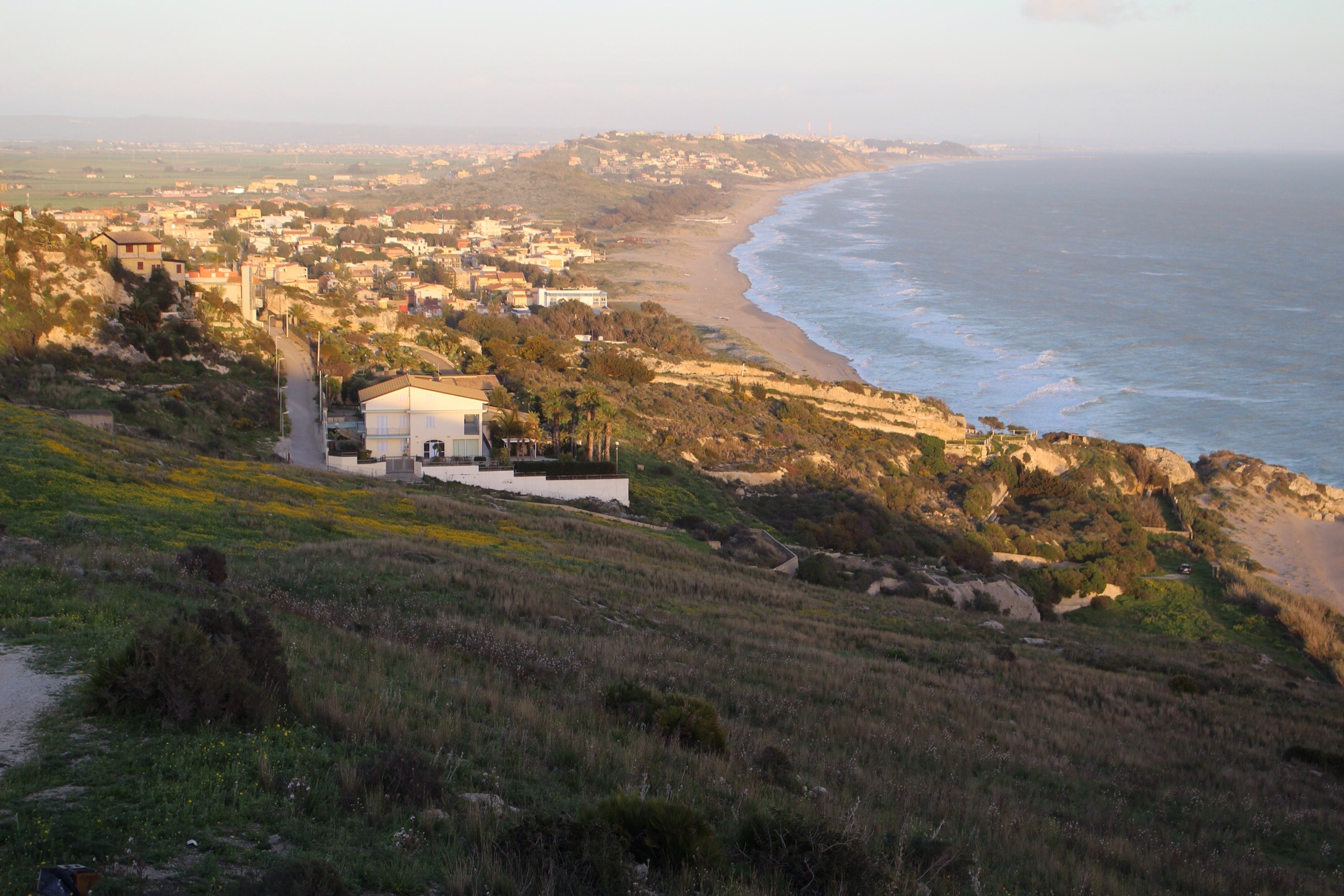 Bathing area freezes