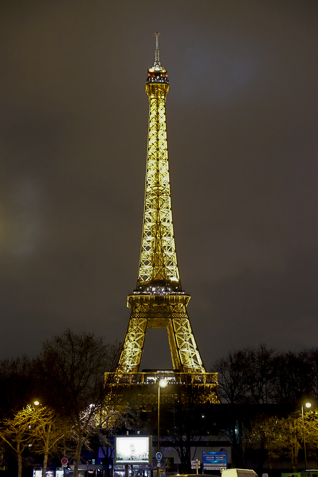 Eiffel Tower at night