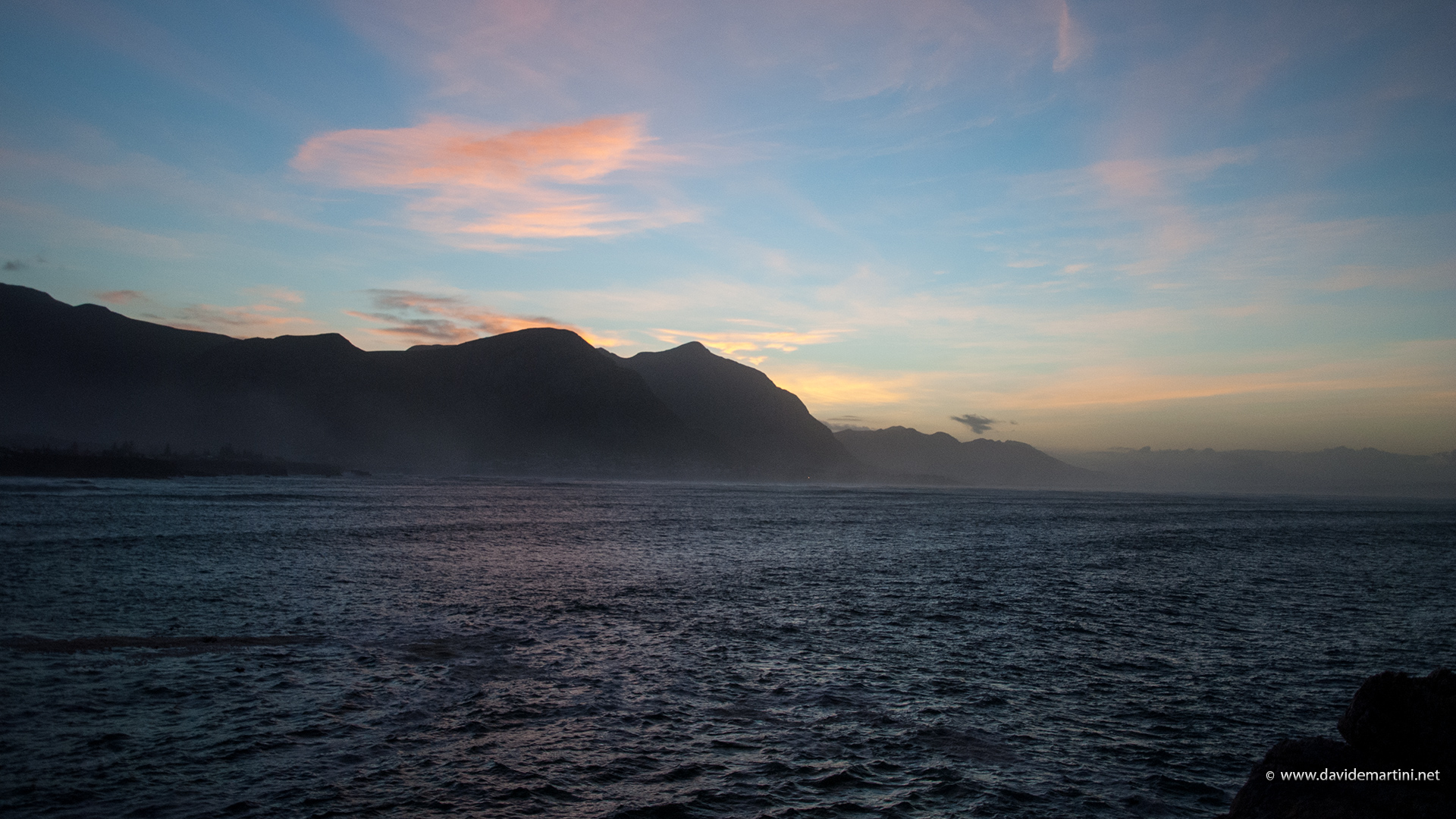 Sunrise in Hermanus (South Africa)