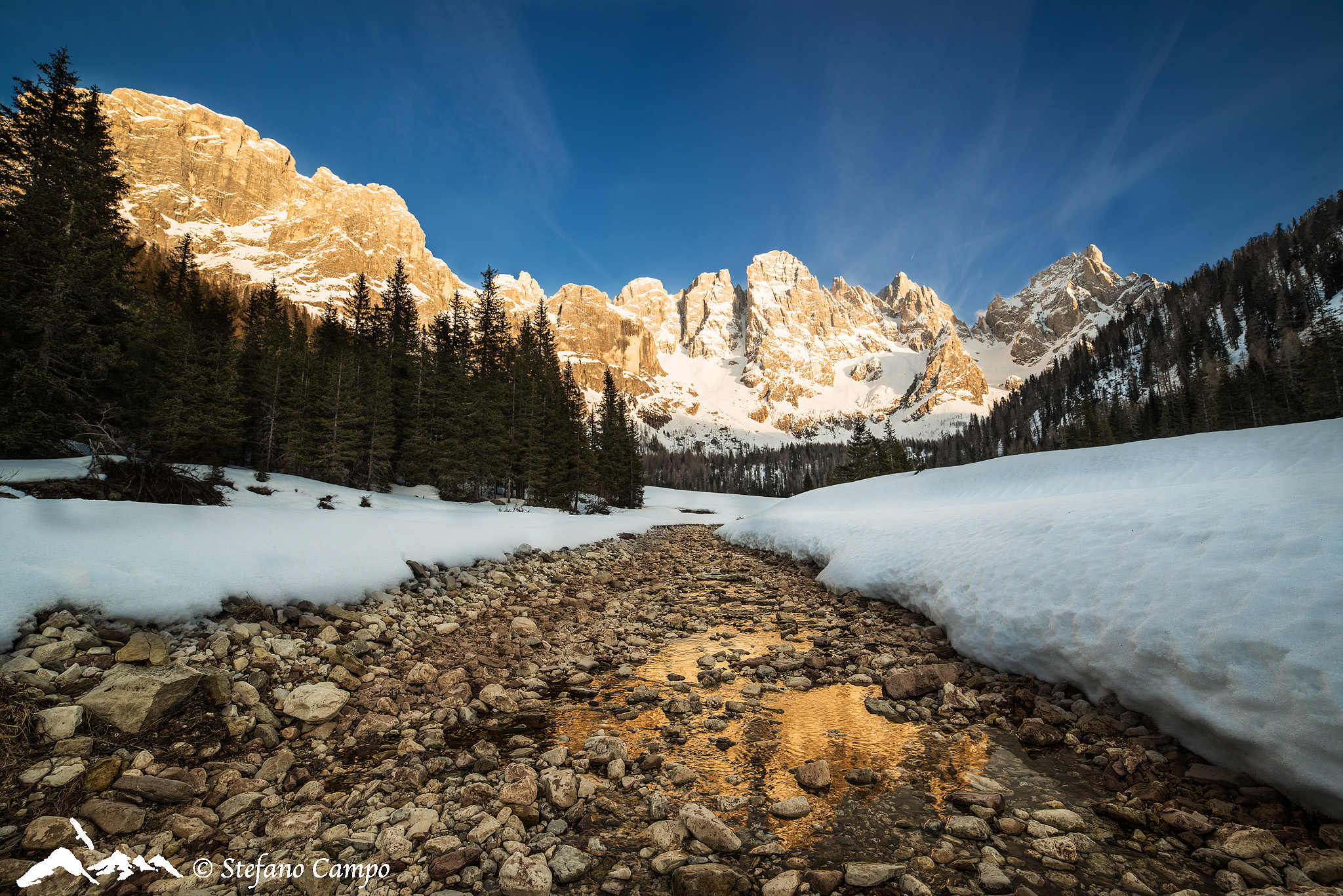 The gold of the Dolomites