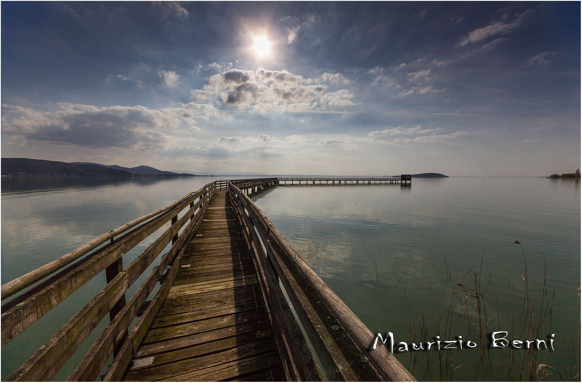 Tramonto sul pontile