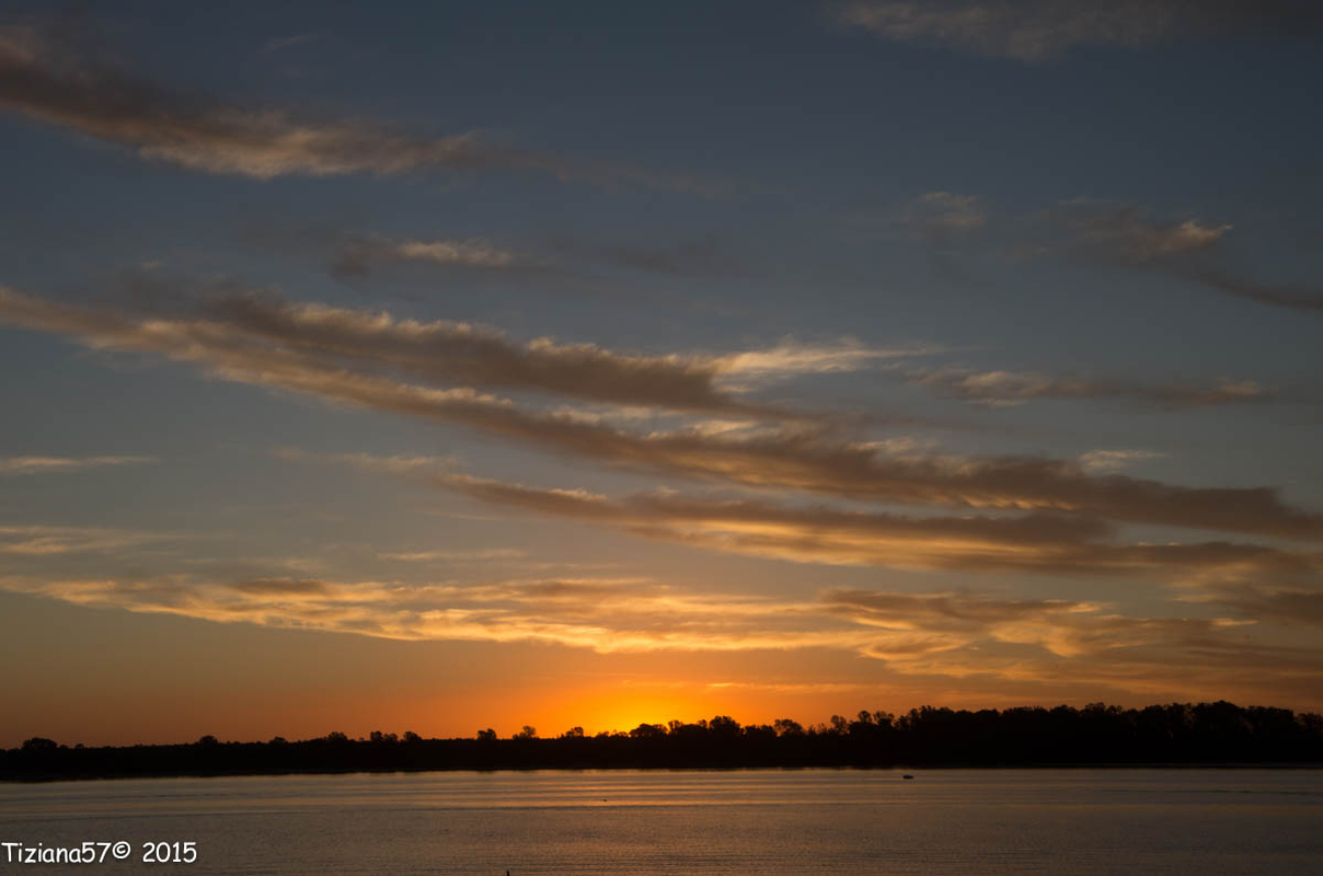 Sunset on the River Uruguay