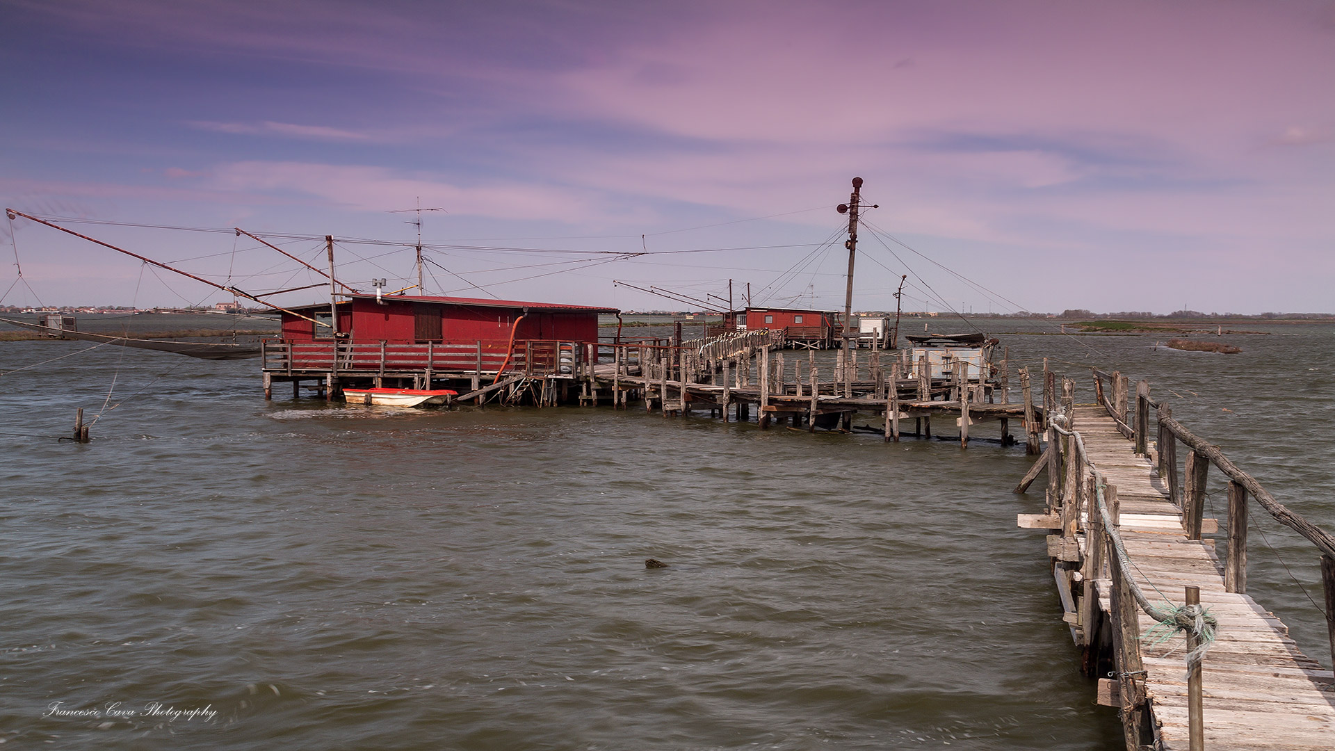 Valli di Comacchio - Trabucchi per la pesca