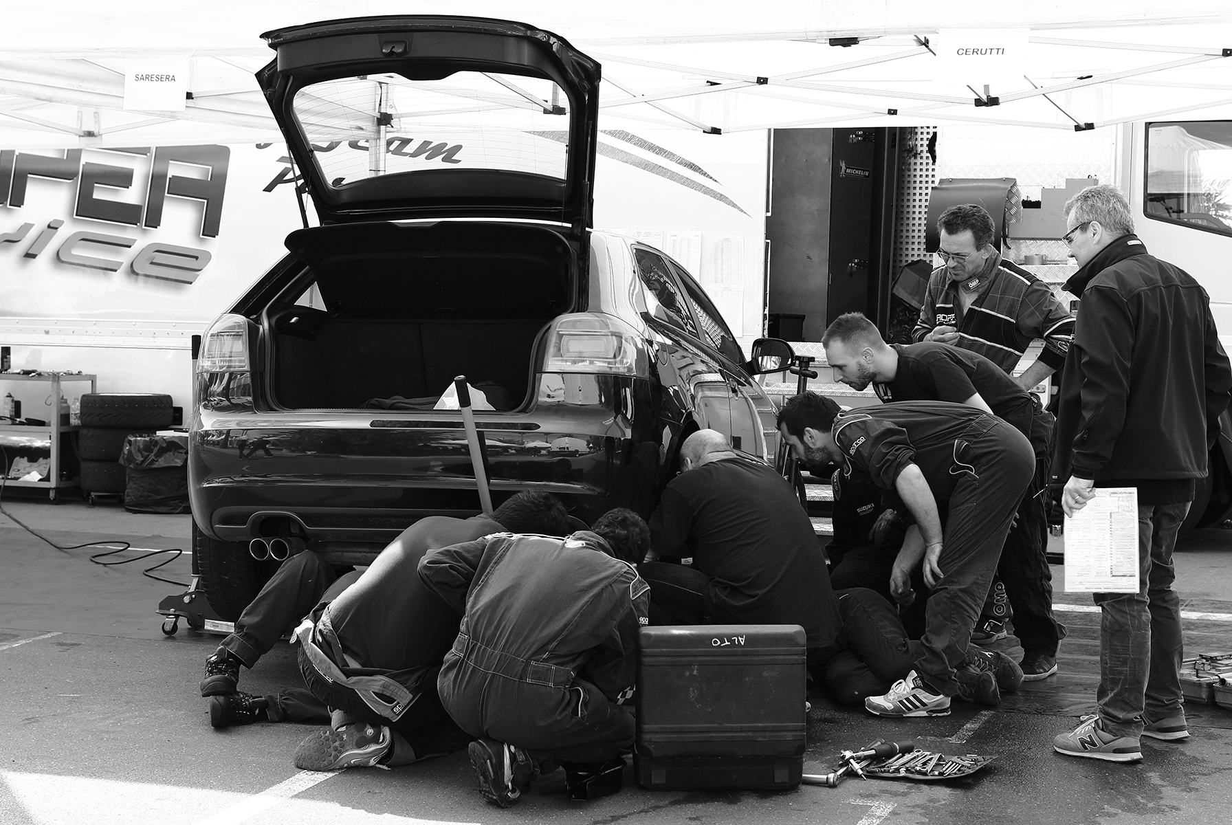 Rally Sanremo - pit stop