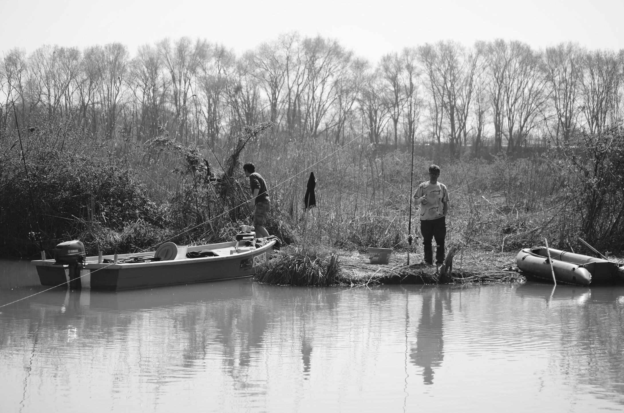 Fishermen on the Mincio