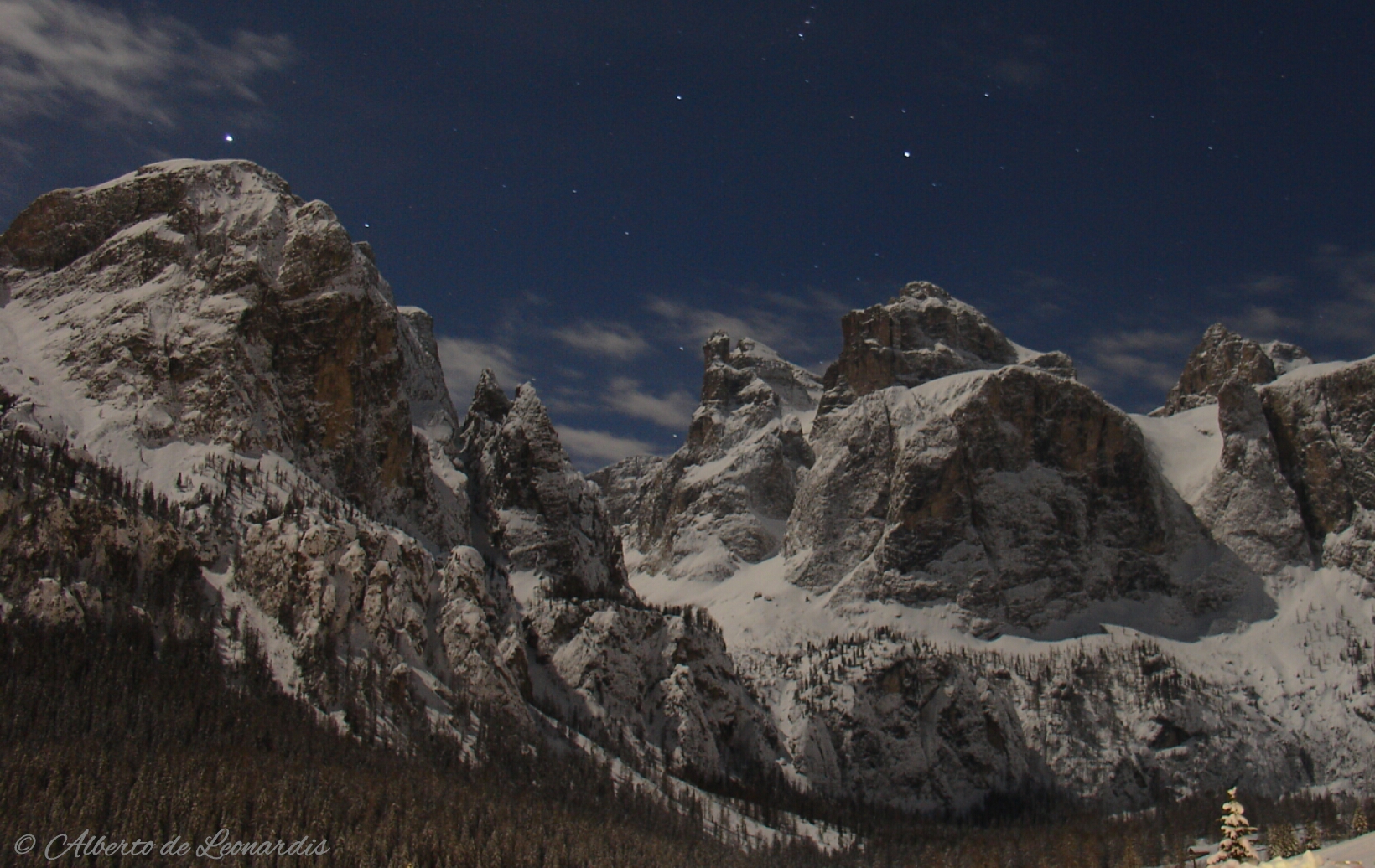 That blue painted stars