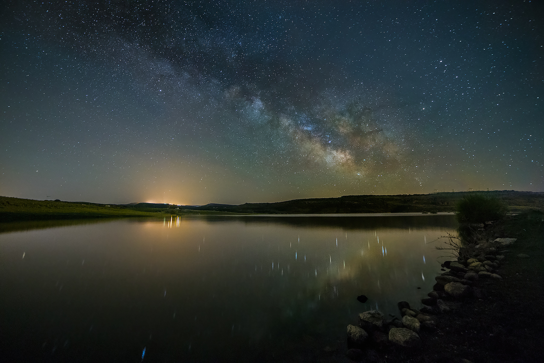 Galaxy in the mirror