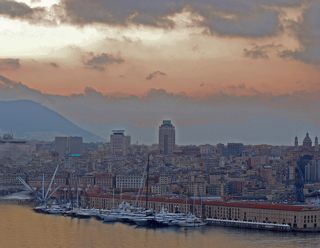 Alba su Genova