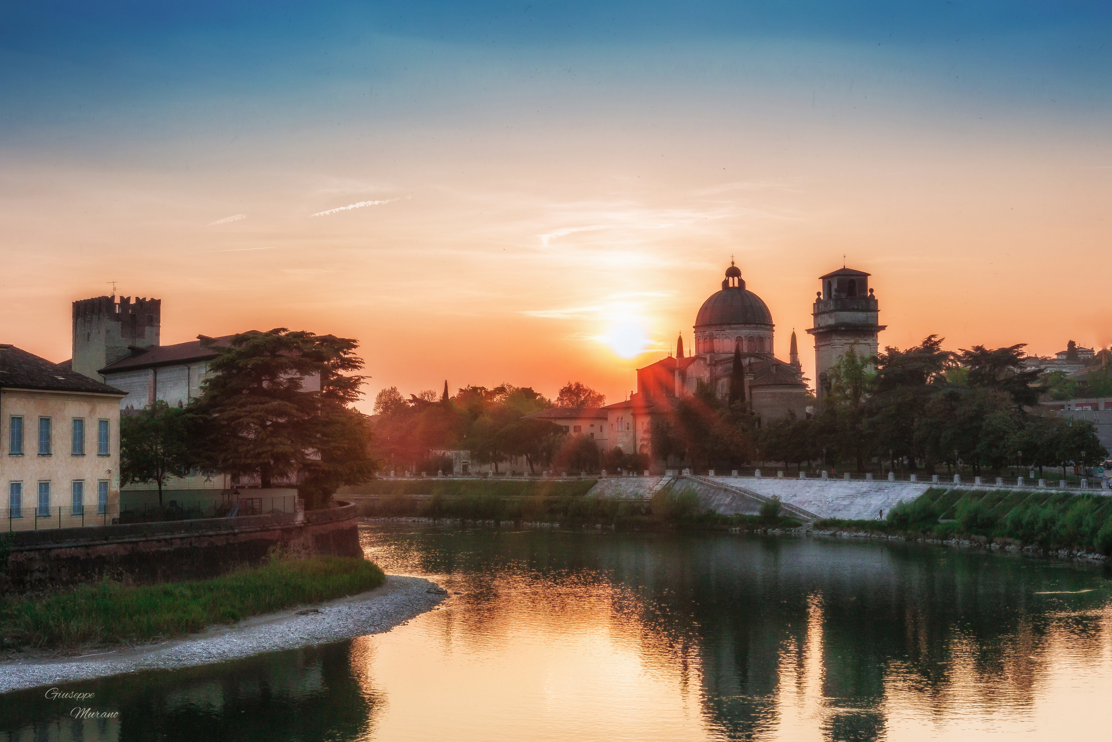Sunset on Verona