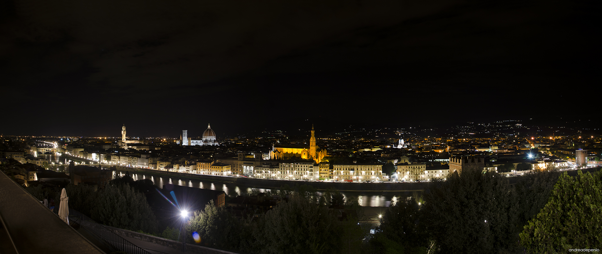 Florence at night