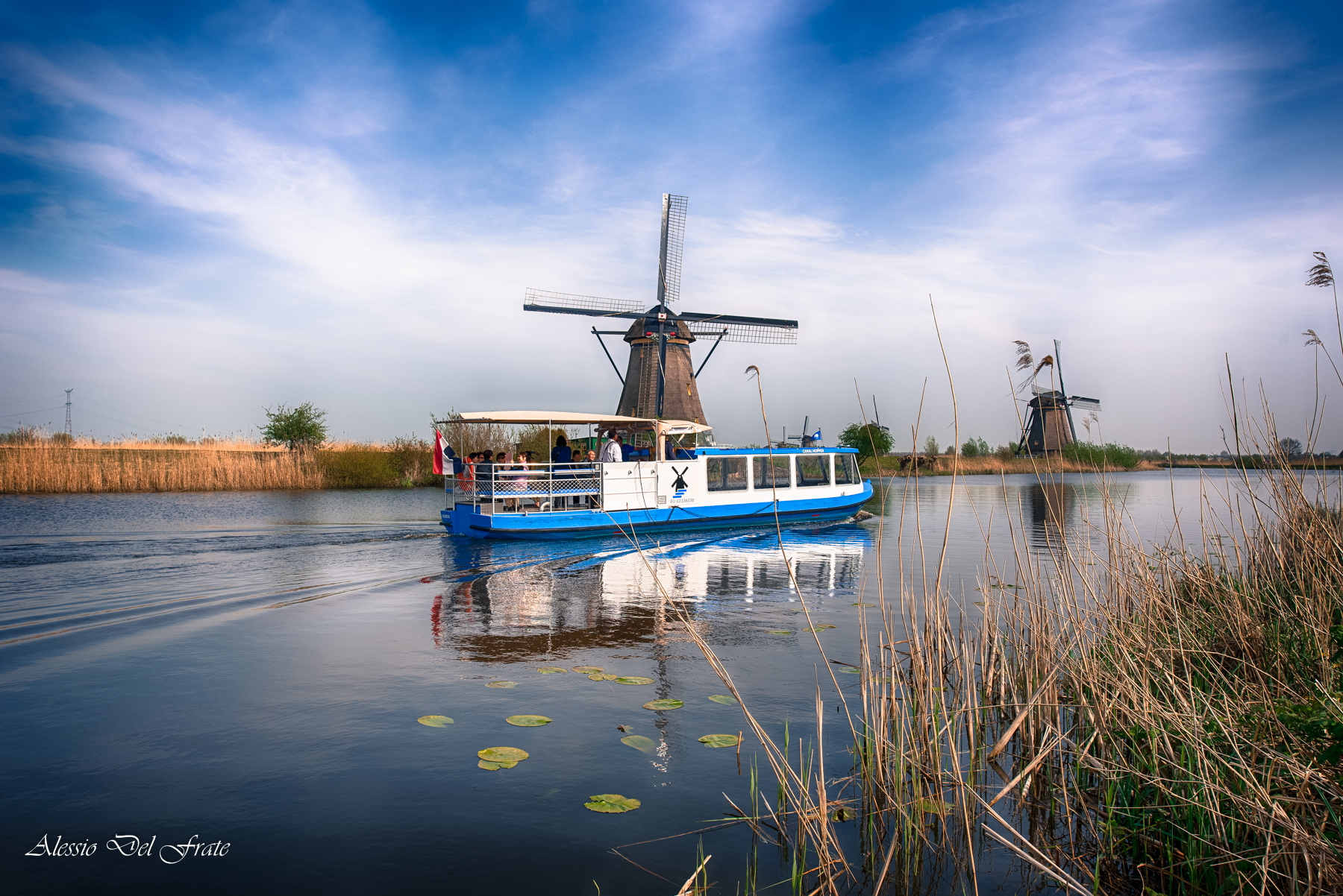 The canals of Kinderdijk