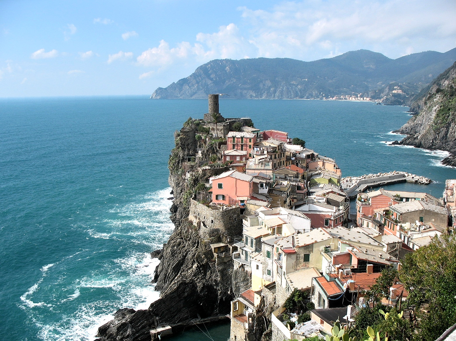 Classic exercise photo to Cinque Terre